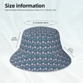 thumbnail image 5 of Kdxio Reflective Bucket Hat - Tulips Flowers Print Bucket Hat for Men,Women, 5 of 9