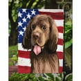 thumbnail image 3 of Carolines Treasures CK6729GF Sussex Spaniel Dog American Garden Size outdoor-flags, Multicolor, 3 of 3
