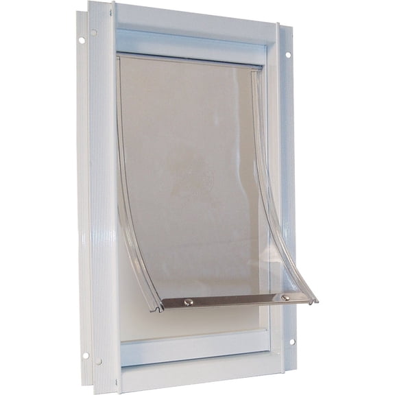 Ideal Pet Products DPDXLW Extra Large White Aluminum Deluxe Pet Door