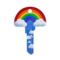 Lucky Line Rainbow Key Shapes Decorative House Key - SC1 B148S Pack of 5