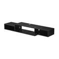 thumbnail image 7 of Floating TV Stand 59 inch, Wall Mount Entertainment Center with Power Outlet, Modern TV Shelf with Storage, Black, 7 of 7