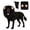 Black, variant on Dog Lion Mane Costume with Yellow Ears and Tail, Pet Wig Halloween Costume for Medium Dogs, Polyester Dog Costume Accessories, Yellow, Size M