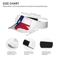 thumbnail image 3 of Texas Flag Map Sport Visor Hats Sun Protection Outdoor Activity For Women Men, 3 of 7