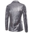 thumbnail image 3 of ZVNAΖH Mens Sequins Blazer Luxury Jacket Costumes Nightclub Bar Dress, 3 of 3