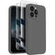 thumbnail image 1 of FireNova Funda diseñada para iPhone 15 Pro, funda de silicona mejorada [protección de cámara] con [2 protectores de pantalla], forro interior de microfibra suave antiarañazos, 6,1 pulgadas, verde alpi, 1 of 4