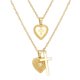 thumbnail image 1 of Collar Con Colgante De Letras De Cristal Para Mujer , De Oro Multicapa , Cadena , Gargantilla , Accesorios De Joyería, 1 of 4
