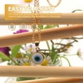 thumbnail image 2 of BRIGHTFUFU 3 unids turco malvado ojo collar unisex azul ojo encanto joyería collar regalo, 2 of 8