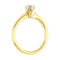 thumbnail image 2 of 1/3 Carat 6-Prong Set Diamond Engagement Ring in 10K Yellow Gold (Ring Size 5.75), 2 of 4