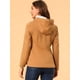 thumbnail image 5 of Chaquetón Allegra K para Mujer Marrón XS con Capucha y Bolsillos Profundos, 5 of 6