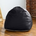 thumbnail image 5 of Jaxx Gumdrop Jr. Kids Bean Bag for Early Childhood & Educational Environments, Premium Vinyl - Black, 5 of 6