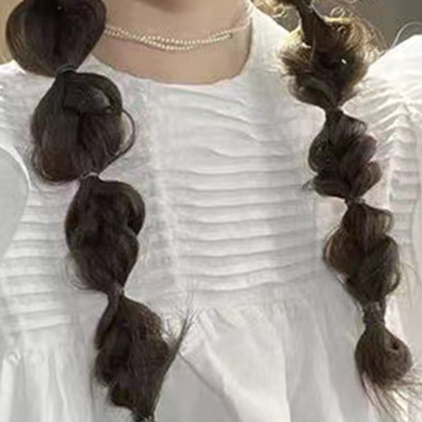 Raindrops Extensión De Coleta Trenzada Con Sintética Para Estilo Y Natural