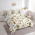 thumbnail image 2 of Erosebridal Hunting and Fishing Twin Bedding Sets, Rustic Farmhouse Lodge Cabin Bedding Comforter Set, Gray Reversible, 7 Pieces, 2 of 6