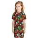 thumbnail image 5 of Balery Strawberry2 Conjunto de Pijama Infantil de Manga Corta con Estampado – Ropa de Dormir de Algodón Suave-3X-Large, 5 of 5