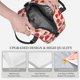 thumbnail image 3 of Disketp Red Strawberry Lonchera Térmica para Mujer y Hombre, Bolsa de Almuerzo Reutilizable e Impermeable para Trabajo, Viajes y Picnic, 3 of 7