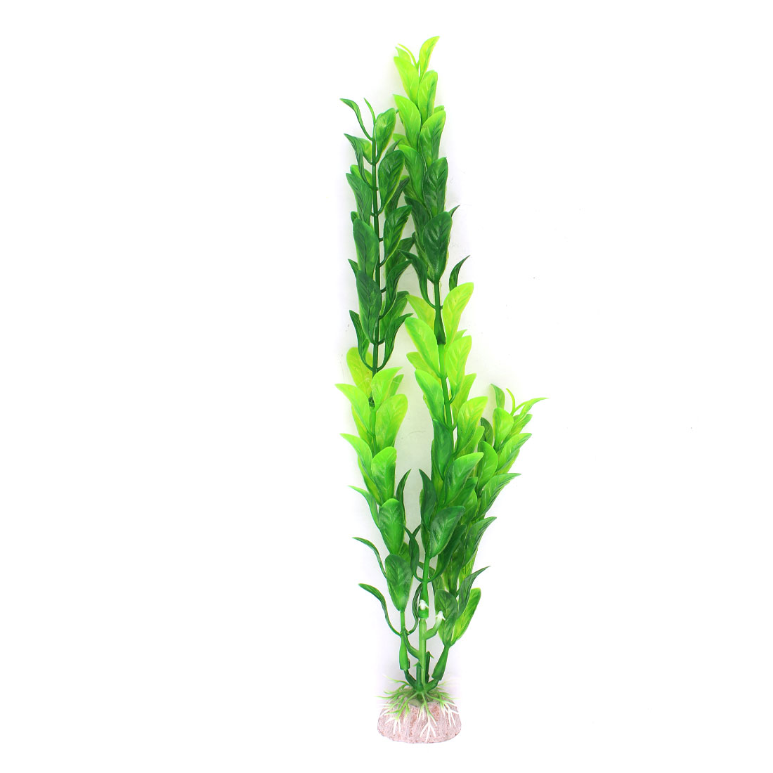 10.5" High Aquarium Green Plastic Simulation Underwater Plant Decor