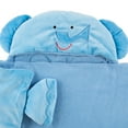 thumbnail image 6 of B. Boutique by Evergreen Plush Animal Hooded Bath Towel for Kids 2T - 4T, 6 of 9