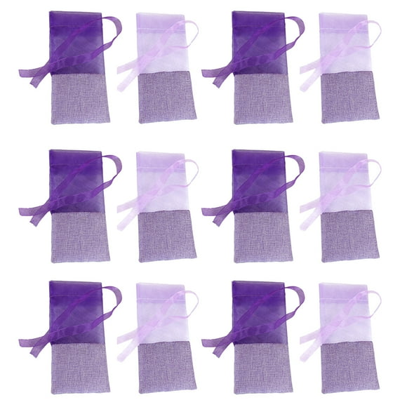 24Pcs Lavender Sachet Bags Lavender Bags Closet Drawers Freshener Empty Bags