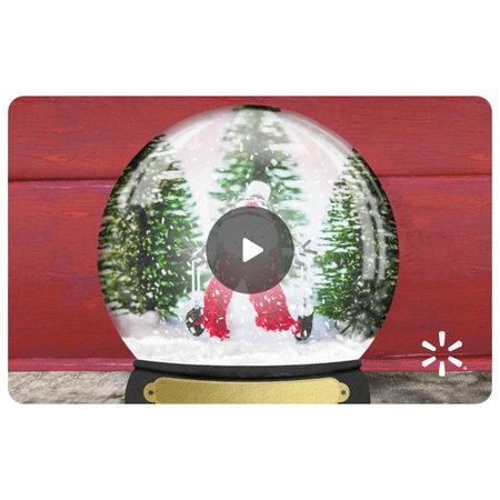 Snow Globe Walmart eGift Card