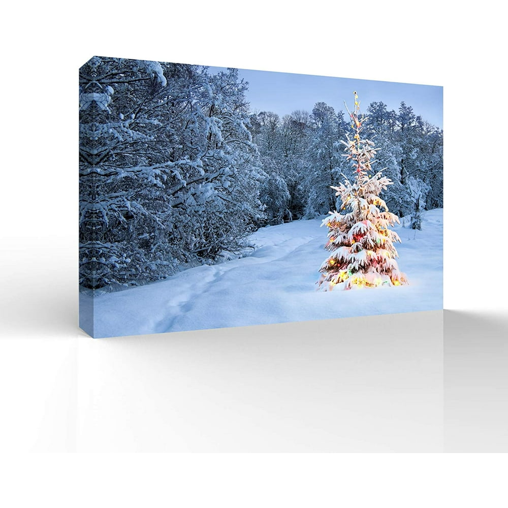 wall26 Canvas Wall Art Merry Christmas Pictures Home Wall Decorations