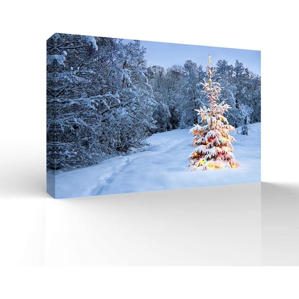 wall26 Canvas Wall Art Merry Christmas Pictures Home Wall Decorations