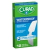 CURAD Butterfly Closure Waterproof Adhesive Bandages, 1-3/4" x 3/8", Ideal for Wound Care, Box of 12