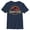 Navy Blue, variant on Boy's Jurassic Park T Rex Logo Graphic Tee Red Small