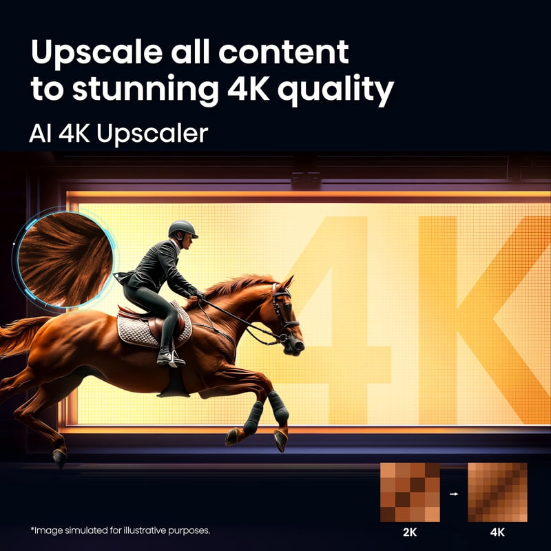Hisense 58-Inch QD50 Series QLED 4K UHD Smart Roku TV (2026) - QLED, Dolby Vision, HDR10, HLG, Game Mode Plus, VRR color options