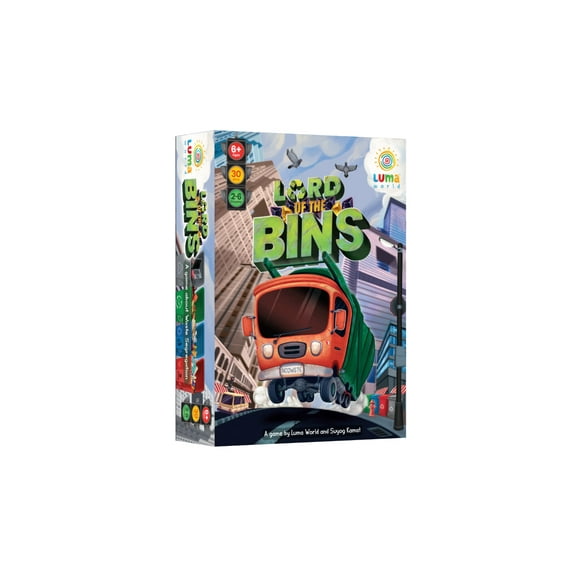 Luma World Lord of The Bins Educational Card Game- for Ages 6  Years to Learn Segregation of Waste and Sustainability, Strategy Card Game, 30 mins and 2 to 6 Players, Game for Family and Friends