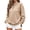 Khaki plus size zip up sweater a1, variant on Womens Plus Size Half Zip Sweatshirt Mock Neck Drop Shoulder Side Slits Ribbed Cuffs Loose Fit Cozy Fall Winter Pullover, Green L