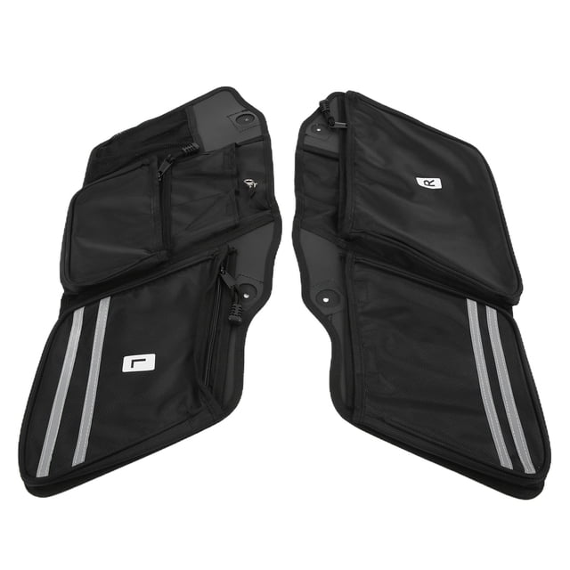 Bolsa de almacenamiento para motocicleta, alforja, BOROCO Par de alforjas para motocicleta 1680d Reemplazo de tela Oxford para The King of 2017-2020