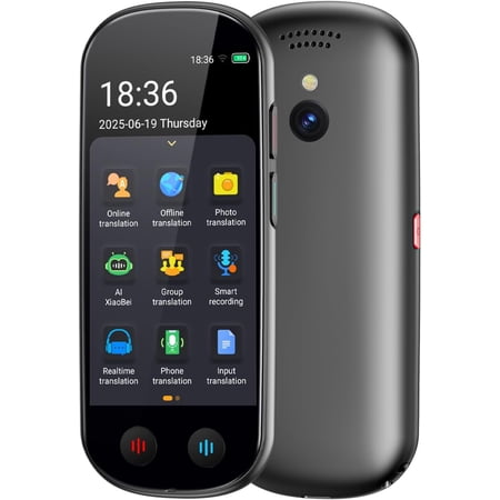 Language Translator Device No WiFi Needed, 2026 Upgraded AI Translator, 150+ Languages Two Way Vioce Translator, /Offline/Recording/Photo/Text Translation for Business Learning Travel