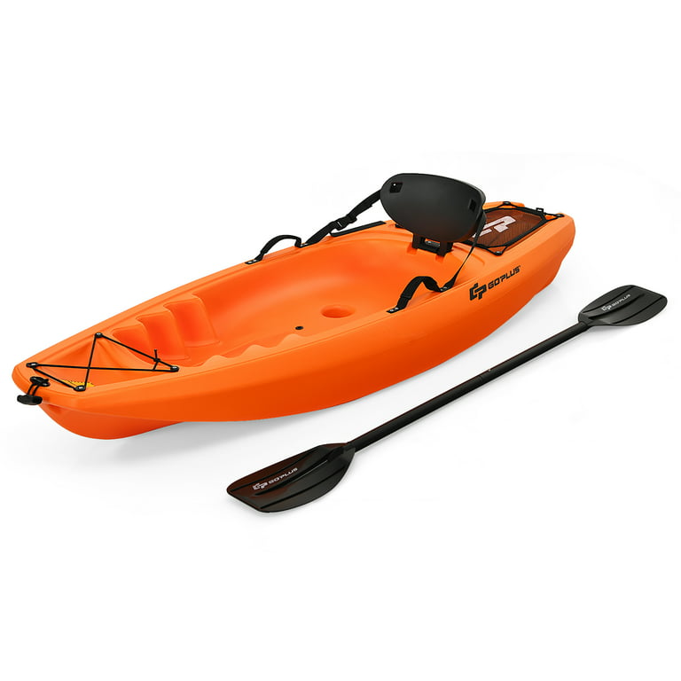 Goplus 6ft Youth Kids Kayak w/Paddle Storage Hatche 4-Level