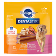 thumbnail image 3 of Pedigree Dentastix Oral Care Dual Flavour Bacon & Chicken Large Breed Adult Dog Treats, 32 Treats, 3 of 12