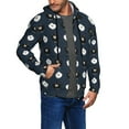 thumbnail image 3 of Zip Up Hoodies for Men - funny sheep navyblue Long Sleeve Comfrt Men'S Fashion Hoodies & Sweatshirts, Jackets for Men Hoodies Pullover Clothing Clothes with Pouch, 3 of 5