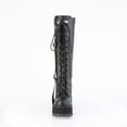 thumbnail image 2 of Demonia ASSAULT-218 Women's 4 3/4" Heel Platform Lace-Up Studded Buckles Knee High Boots, 2 of 5