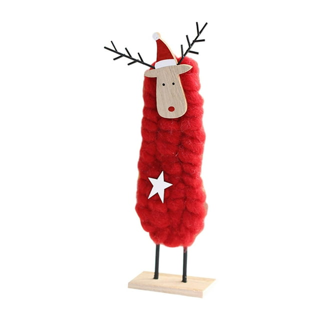 Christmas Ornament Decorative Mini Toys Miniature Desktop Ornament for Style H