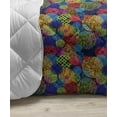 thumbnail image 3 of Funky Down Alternative Comforter, Abstract Trippy Pattern with Fish and Eye Colorful Illustration, Microfiber Quilt for All Season, 5 Sizes, Multicolor, by Ambesonne, 3 of 3
