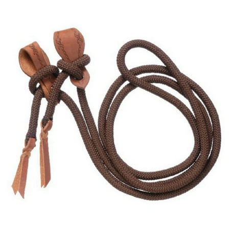 Tough-1 Cord Roping Reins with Slobber Straps