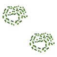 thumbnail image 2 of Cateissary Guirnalda de plantas artificiales flexibles para interiores, para oficina, Hotel, restaurante, vid falsa, vacaciones, banquete, Type3 NO3, 2 of 6