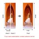 thumbnail image 4 of (77x200cmF)Door Sticker Trompe l'oeil Effect 3D Interior PVC Wall Stickers for Decoration Wall Living Room Kitchen Bedroom Bathroom Wallpaper, 4 of 5
