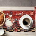 thumbnail image 5 of Kitchen Funny Chef Table Placemats Set of 4 Kitchen Cook Theme Indoor Outdoor Table Placemat for Holiday Banquet Kitchen Table Decor, 5 of 6