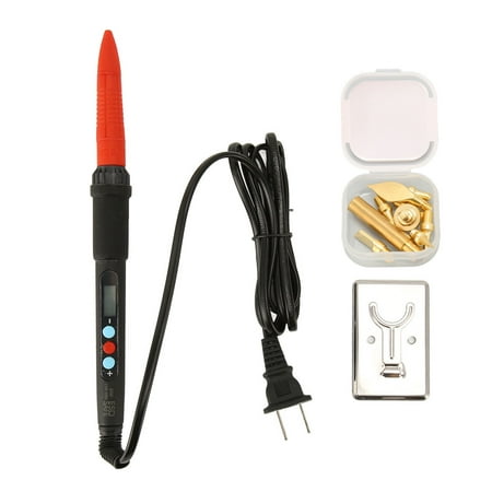 

2024 Digital Soldering Iron Kit Universal Electric Soldering Iron with LCD Screen for 3D Printer Accessories 110240V Digital Soldering Iron Hot Melt Finishing Tool Head US Plug