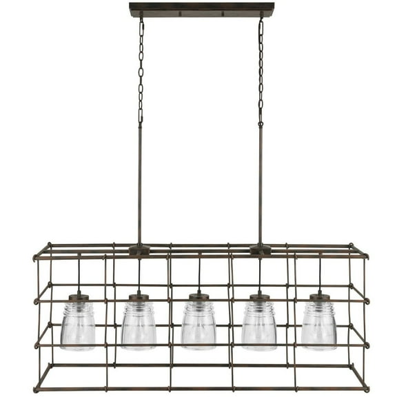 5 Light Island In Urban/Industrial Style 50 High By 76.5 Wide Capital Lighting 829751Ng-462