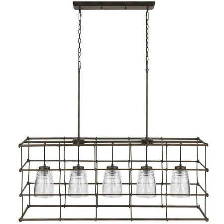 5 Light Island In Urban/Industrial Style 50 High By 76.5 Wide Capital Lighting 829751Ng-462