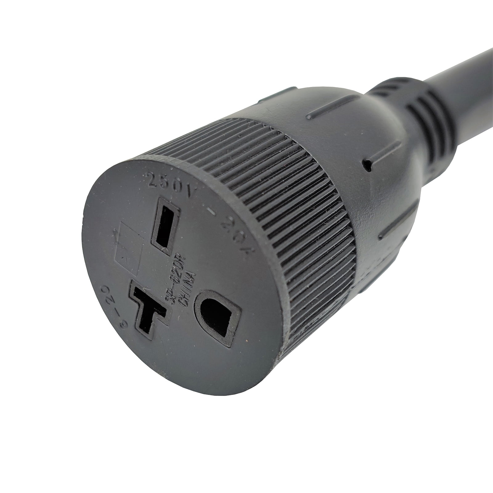 Parkworld 886313 Dryer 10-50 Plug Male to Kitchen 6-20 Receptacle T-Blade (6-15R) Female Adapter Cord (3FT)