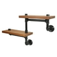 thumbnail image 3 of Hanging Shelf,Industrial Steel Pipe Rack Wall Shelf Floating Shelf Unparalleled Experience, 3 of 12