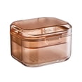 thumbnail image 2 of TISHITA Étui de Bain pour Dentiers Nettoyage et Drainage Étui de Protection Buccale Panier Passoire Rangement Rose, 2 of 8