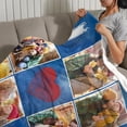 thumbnail image 4 of Mothers Day Blanket for Mom Grandma, Custom Blanket with Picture, Photo Collage Blankets Customized Blanket with Photos, Personalized Mother Day Birthday Gifts for Nana Grandpa Dad Friends Blankets, 4 of 5