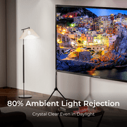 ULTIMEA E-ALR 100 16:9 Home Projector Screen with Stand, Portable & Lightweight