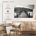 thumbnail image 5 of Elephant Stock Lake Pier I Wall Art - Horizontal Canvas Wall Art - Living Room Wall Decor - Nautical Canvas - Black And Gray Decor By Photoinc Studio - 48" x 32", 5 of 8